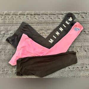 3 Kids Leggings - Pink Nike, Black Disney/Jumping Beans, Black Falls Creek Capri